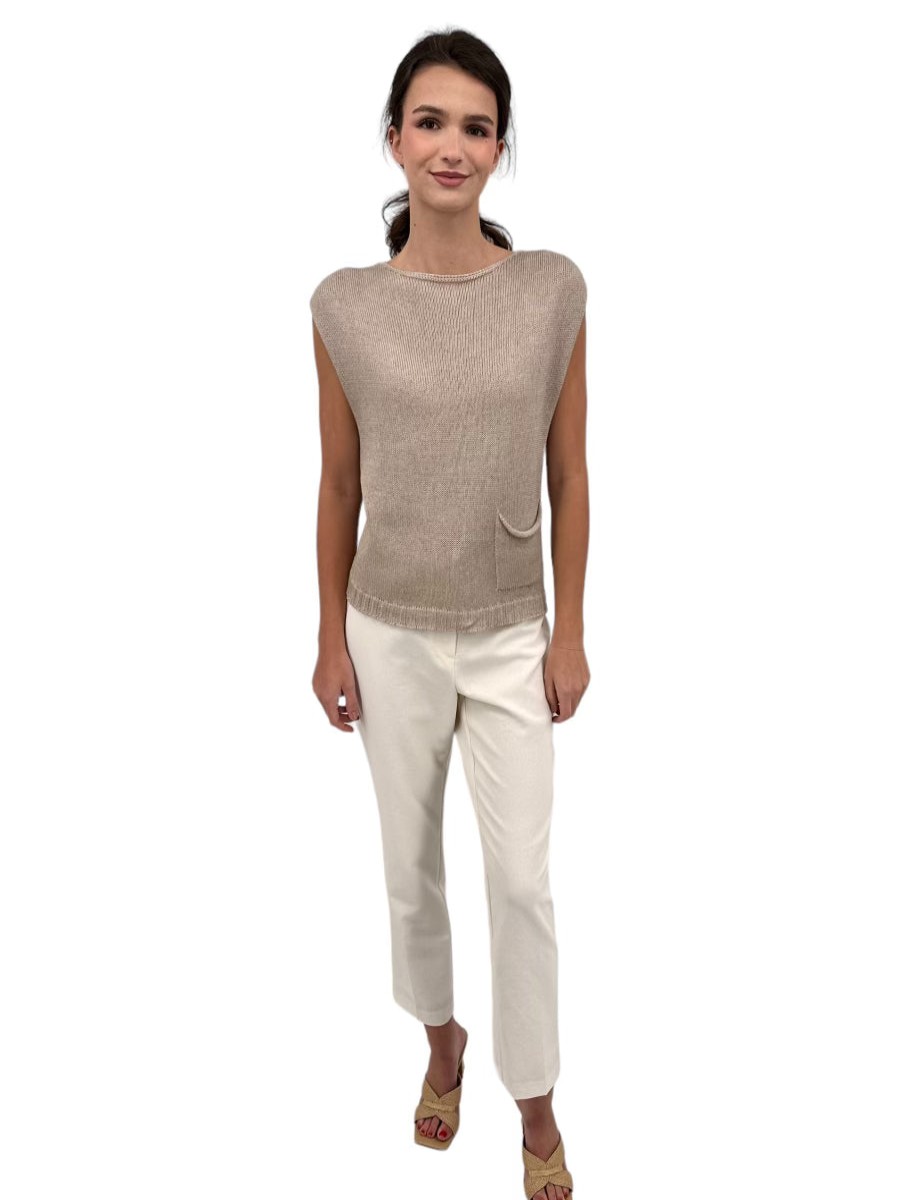 Ploumanac'h Gilet Borgio In Beige Cime