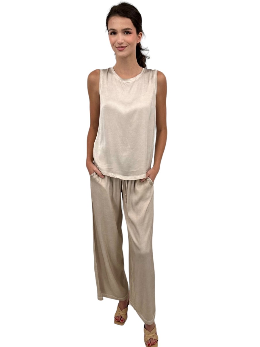 Ploumanac'h Pantaloni Isola In Beige Pantaloni