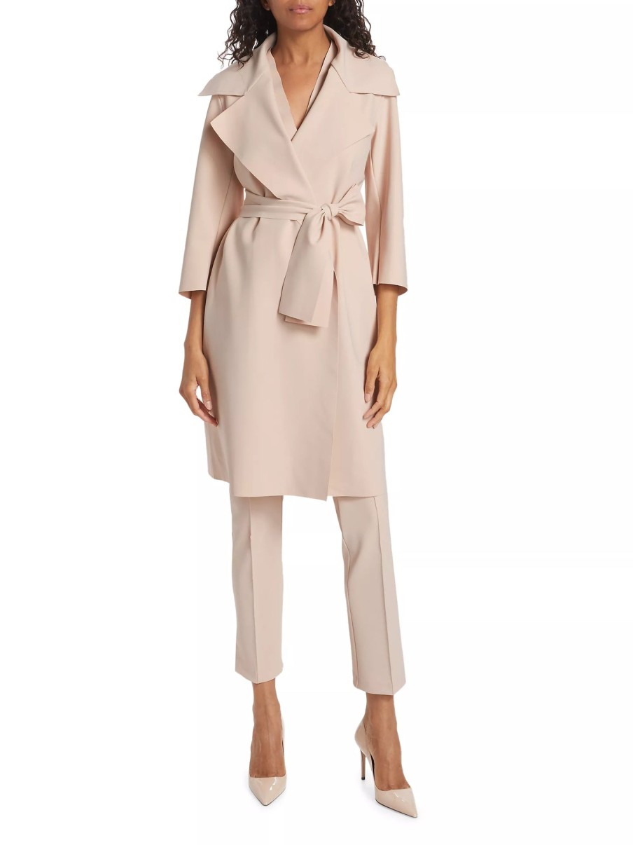 Chiara Boni Trench Con Cintura Saveria In Conchiglia Giacche