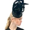 Cappelli di Katie Fascinator Per Fascia Nera/Argento Accessori