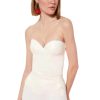 Chiara Boni Top Corsetto Chrystele Color Crema Cime