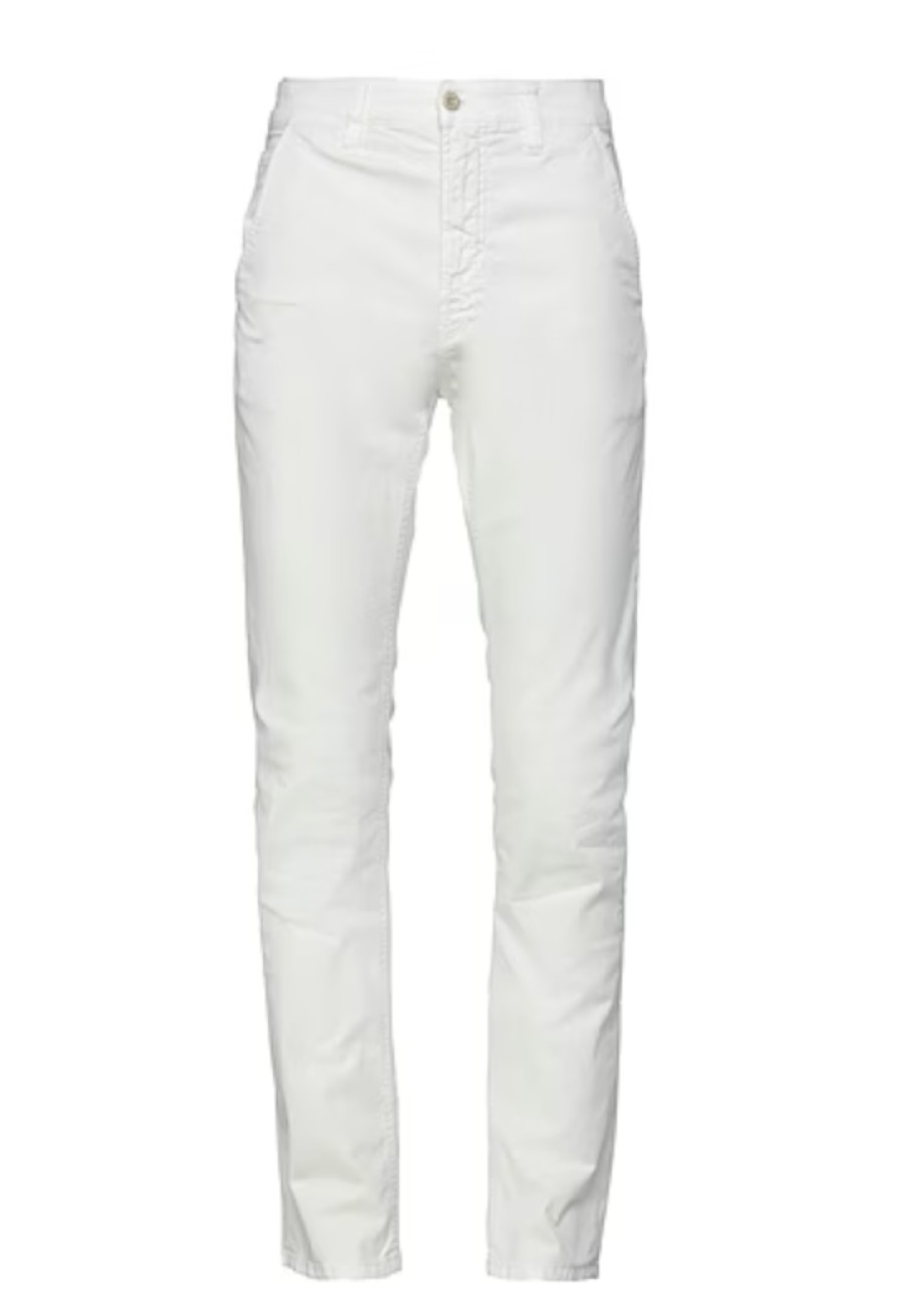 Fabrizio Gianni Jeans 5 Tasche In Cotone Bianco Pantaloni