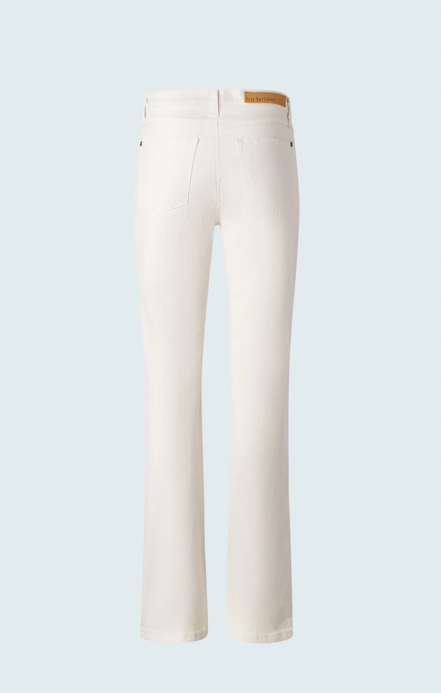 Iris Setlakwe Jeans Marianne True A Gamba Dritta Con Osso Pantaloni