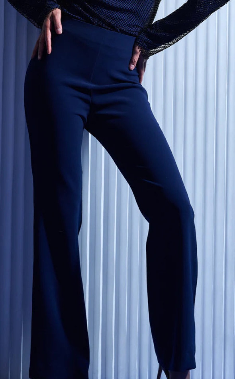 Diomi Pantaloni Luisa - Blu Marino Pantaloni