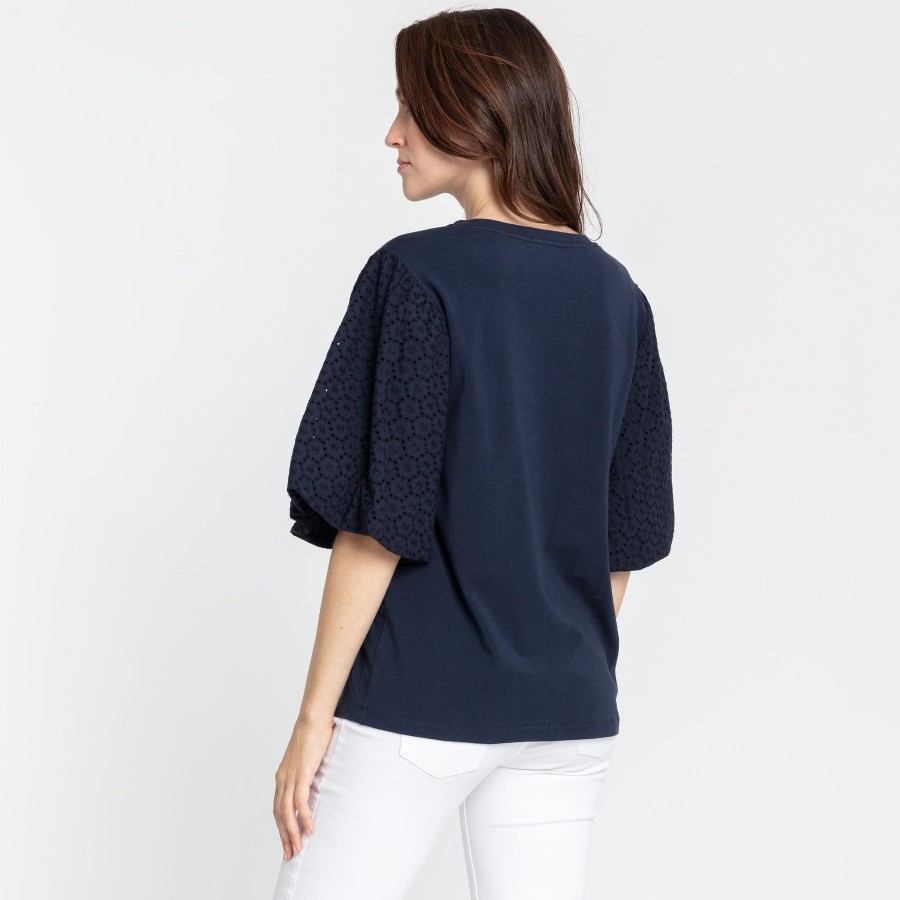 Hinson Wu Top Kaitlyn In Blu Scuro Cime