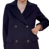 Fleurette Cappotto Lungo Con Colletto Dentellato - Mezzanotte Giacche