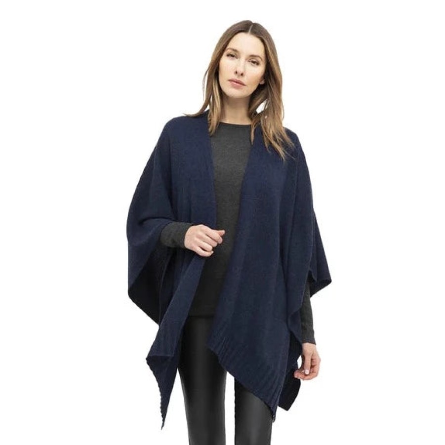 Kinross Cashmere Ruana - Marina Accessori