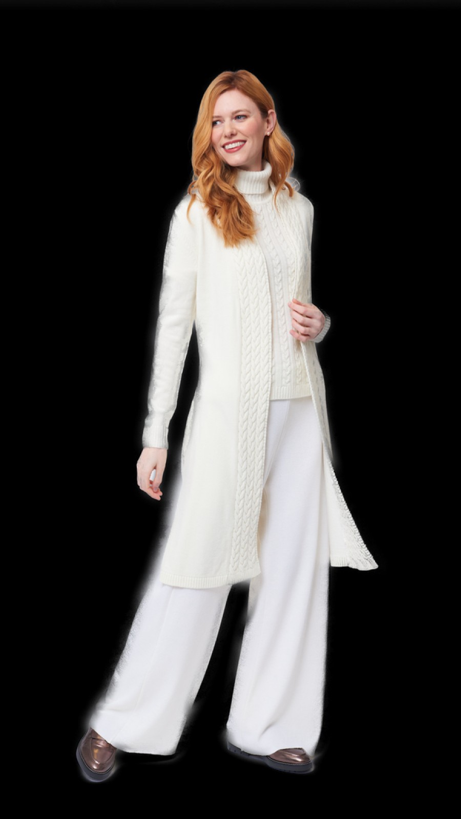 Bianca Cappotto Leana In Bianco Invernale Giacche