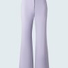 Iris Setlakwe Pantaloni A Gamba Dritta Con Tasche A Filetto In Colore Lilla Pantaloni