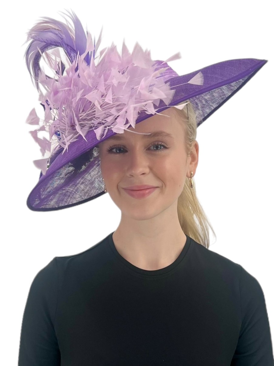 Cappelli di Katie Fascinatore Viola Di Sinmay Accessori