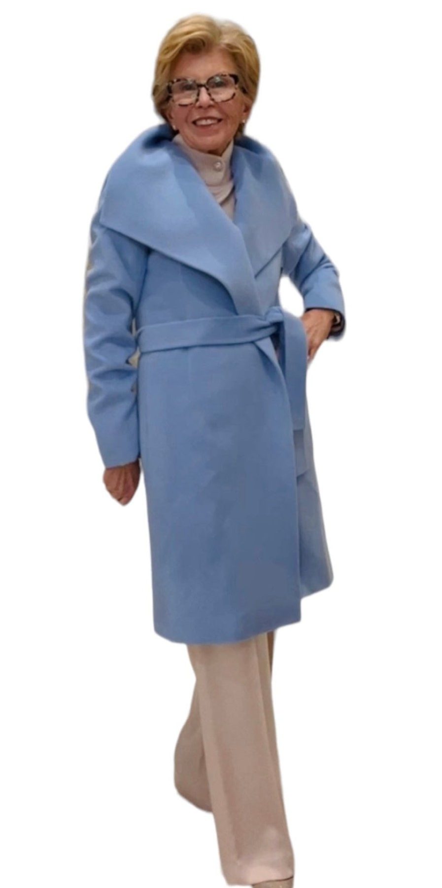 Fleurette Cappotto A Vestaglia - Azzurro Giacche