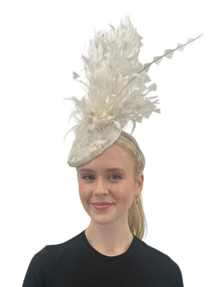 Cappelli di Katie Fascinatore Del Disco Bianco Accessori